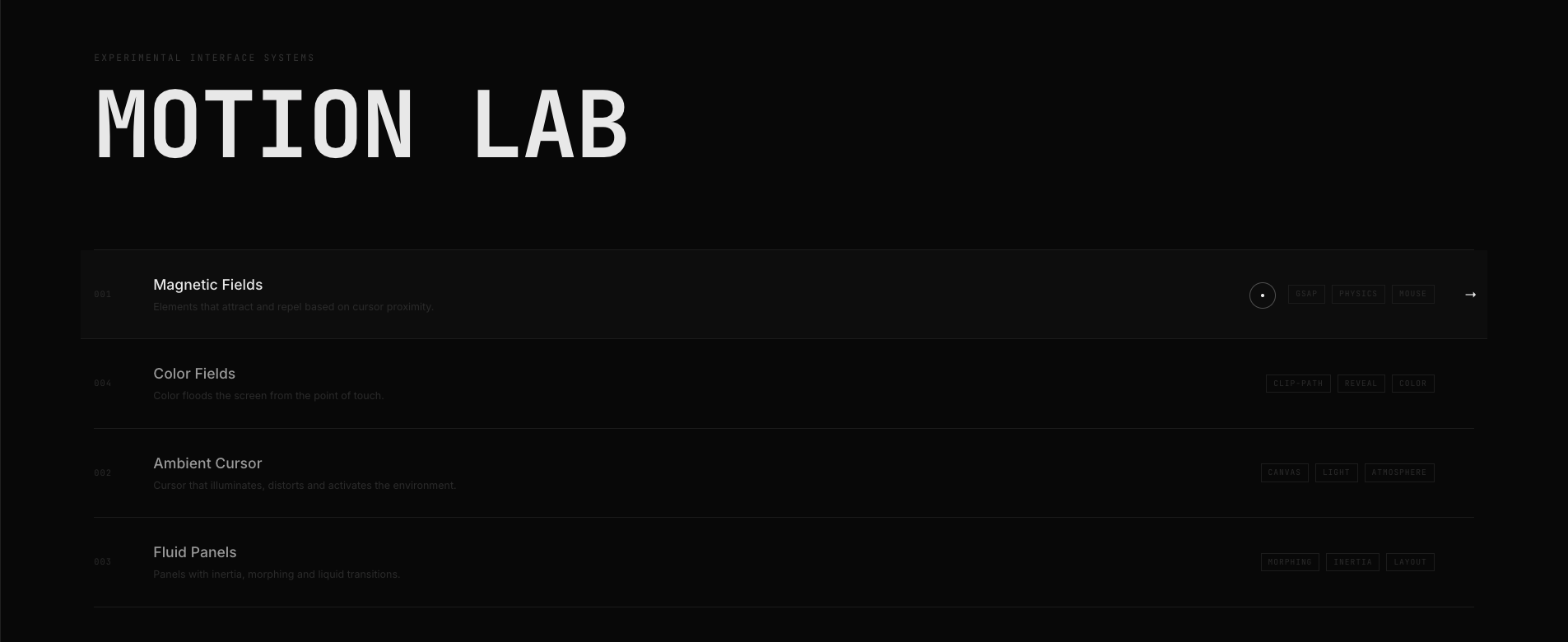 MOTION LAB